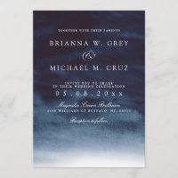 Lake Harbour Deep Wedding Invitation
