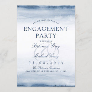 Lake Harbour Fog   Engagement Party Invitation