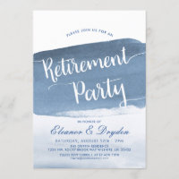 Lake Harbour Fog | Retirement Party Invite