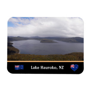 Lake Hauroko Panorama & New Zealand /part.1 Magnet