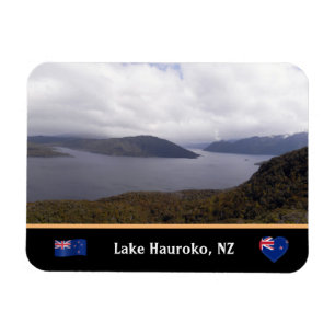 Lake Hauroko Panorama & New Zealand /part.2 Magnet