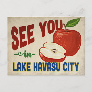 Lake Havasu City Arizona Apple - Vintage Travel Postcard