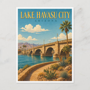 Lake Havasu City Arizona London Bridge GeoSaga Postcard