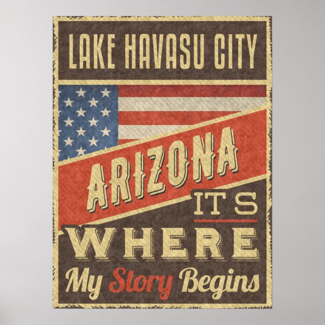 Lake Havasu City Arizona Poster (Front)