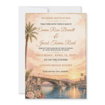 Lake Havasu Destination Wedding Invitation