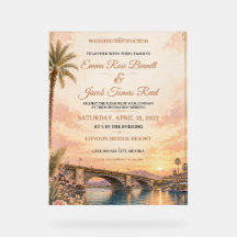 Lake Havasu Destination Wedding Invitation