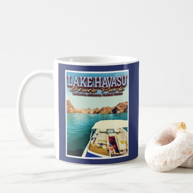 LAKE HAVASU - MOHAVE ARIZONA UNITED STATES COFFEE MUG (With Donut)