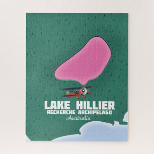 Lake Hillier Australian map. Jigsaw Puzzle