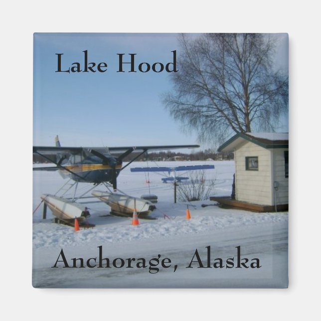 Lake Hood, Anchorage, Alaska Magnet (Front)