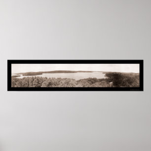 Lake Hopatcong, NJ Photo 1909 Poster