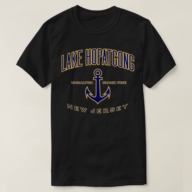 Lake Hopatcong NJ  T-Shirt (Design Front)