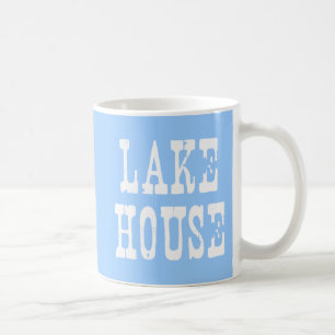 Lake House Blue Coffee Mug