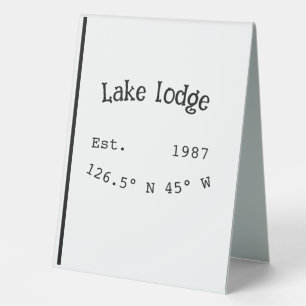 Lake house ets. Date year custom coordinates add n