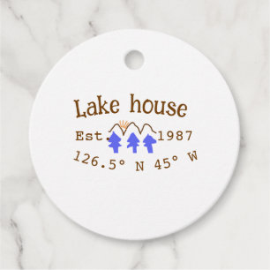Lake house ets. Date year custom coordinates add n Favour Tags
