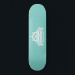 Lake House Family Name Summer Vacation Skateboard<br><div class="desc">Lake House Family Name design. Perfect for summer vacations on Lake. Matching products can be found in Summer On Lake collection. You are welcome to visit my stores for more beautiful products.</div>