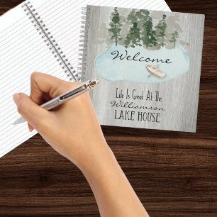 Lake House Guest Comments Vacation Rental Notebook