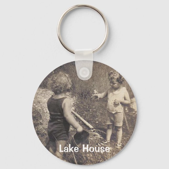 Lake House Keycahin Key Ring (Front)