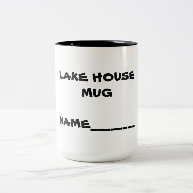Lake House Name Mug (Center)