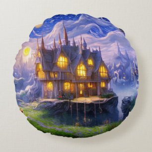 Lake House Round Cushion