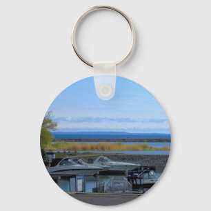 Lake Huron Collingwood Ontario Key Ring