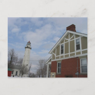 Lake Huron Light House Postcard