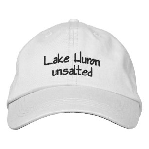 Lake Huron - unsalted Embroidered Hat