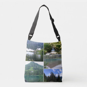 Lake images Cross Body Tote Bag