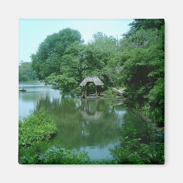 Lake in Central Park Magnet (Front)