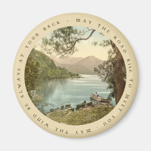 Lake in Kerry Ireland with Irish Proverb Magnet