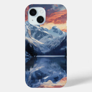 Lake in Mountains iPhone 15 Case