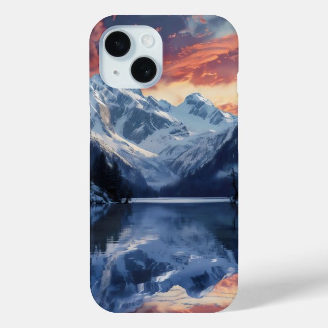 Lake in Mountains Case-Mate iPhone Case (Back)