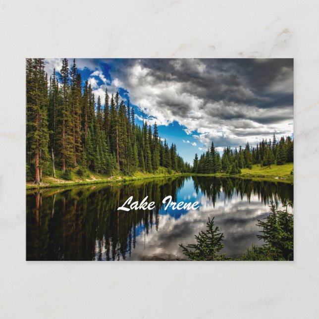 Lake Irene, Colorado Postcard (Front)