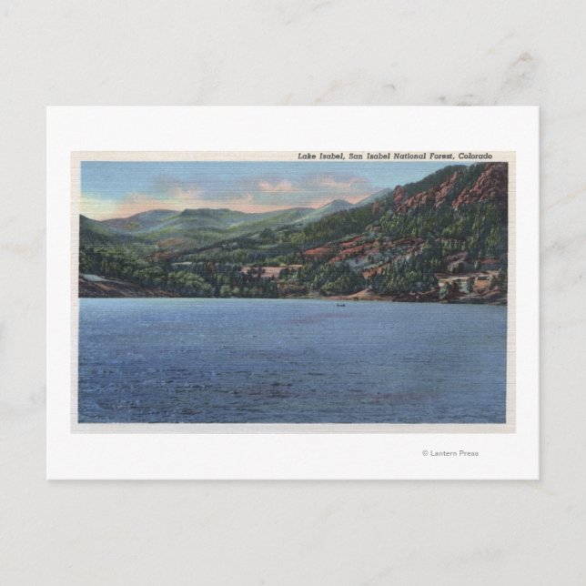 Lake Isabel, Colorado Postcard (Front)