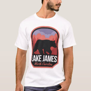 Lake James North Carolina Bear T-Shirt