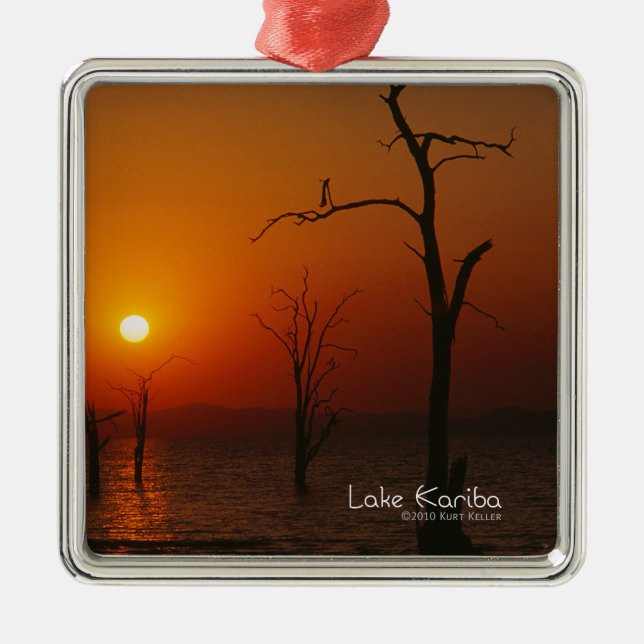Lake Kariba Metal Ornament (Front)