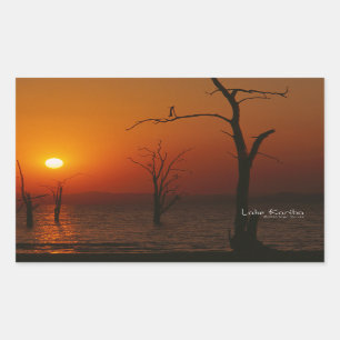 Lake Kariba Rectangular Sticker