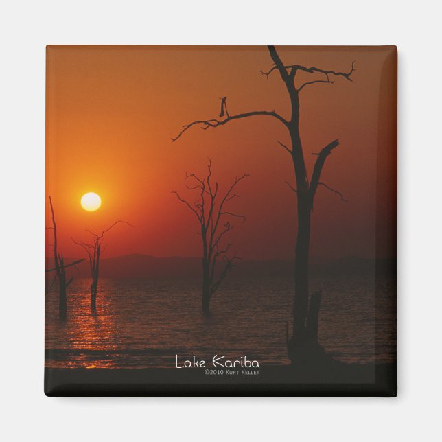 Lake Kariba Sunset Magnet (Front)