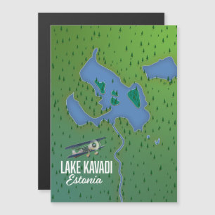 Lake Kavadi Estonia map