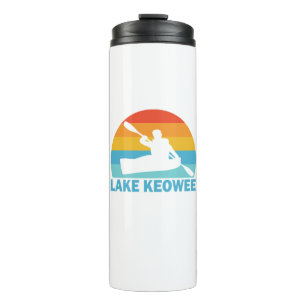 Lake Keowee South Carolina Kayak Thermal Tumbler