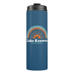 Lake Keowee South Carolina Rainbow Thermal Tumbler