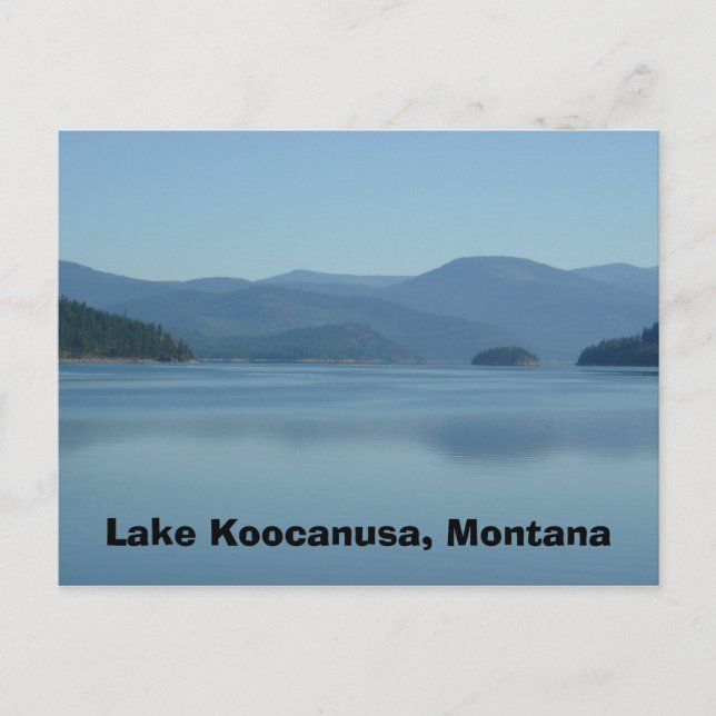 Lake Koocanusa Montana Postcard (Front)