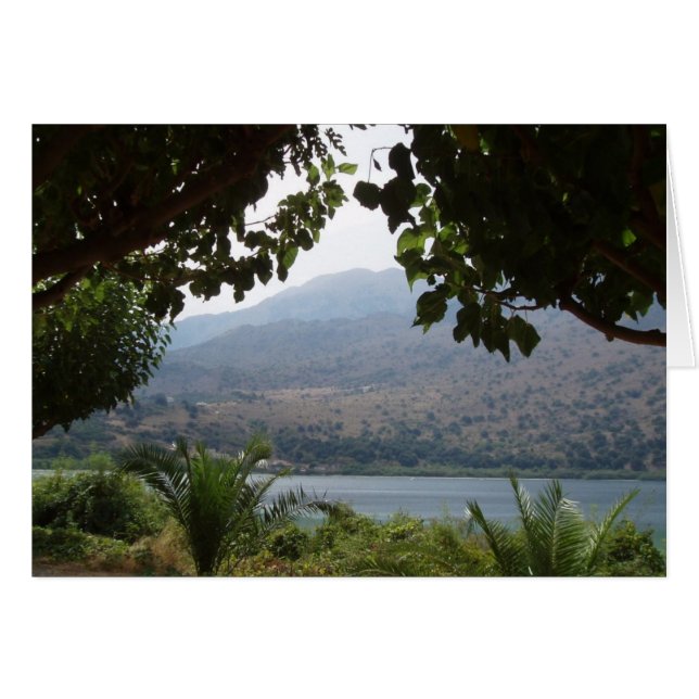 Lake Kournas Card (Front Horizontal)