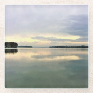 Lake La Belle, Oconomowoc, Wisconsin Glass Coaster
