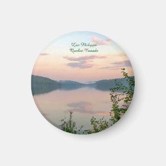 Lake Lac-Phillippe at sun set, Quebec, Canada Magnet