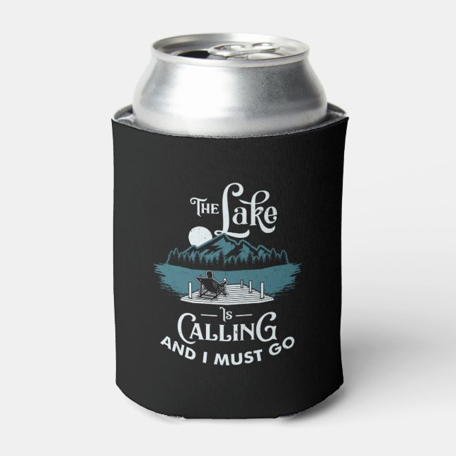 Lake - Lake is calling Can Cooler (Can Front)