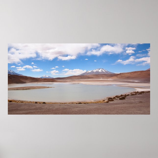 Lake landscape on the Altiplano poster (Front)