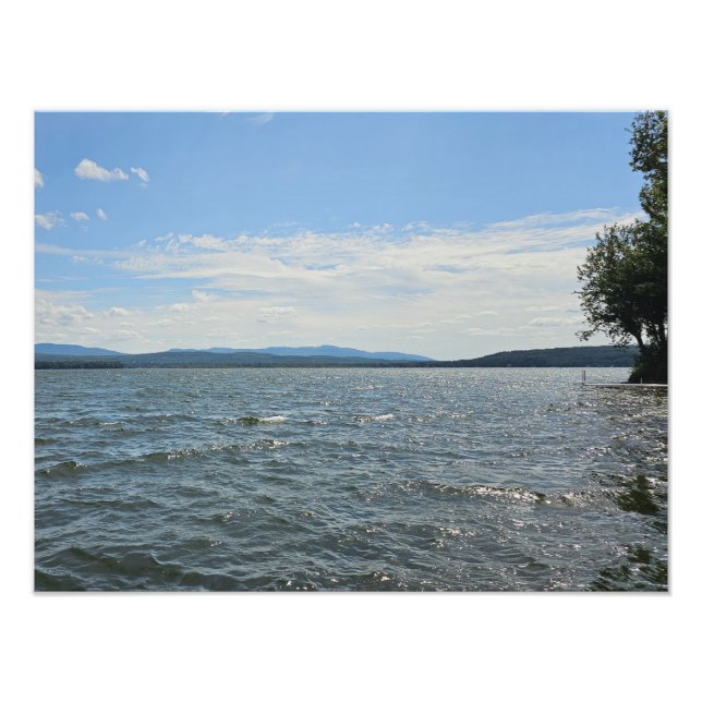 Lake landscape photo print (Front)