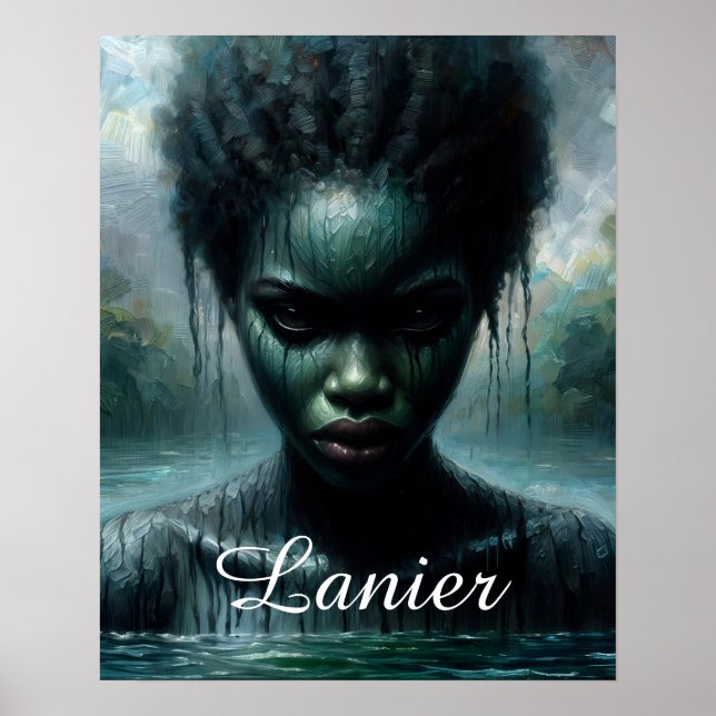 Lake Lanier African American Water Spirit  Poster (Front)