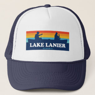 Lake Lanier Georgia Canoe Trucker Hat