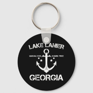 Lake Lanier Georgia Funny Fishing Camping Summer G Key Ring